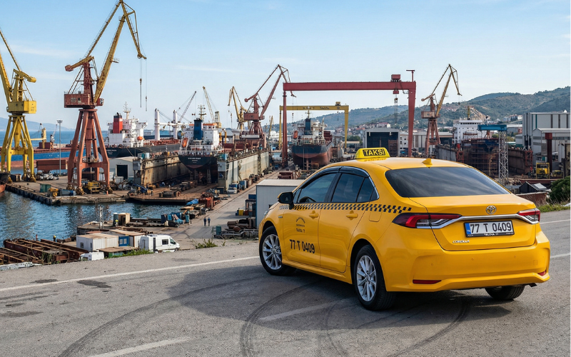 Altınova Taksi – 77 T 0409 plakalı araç