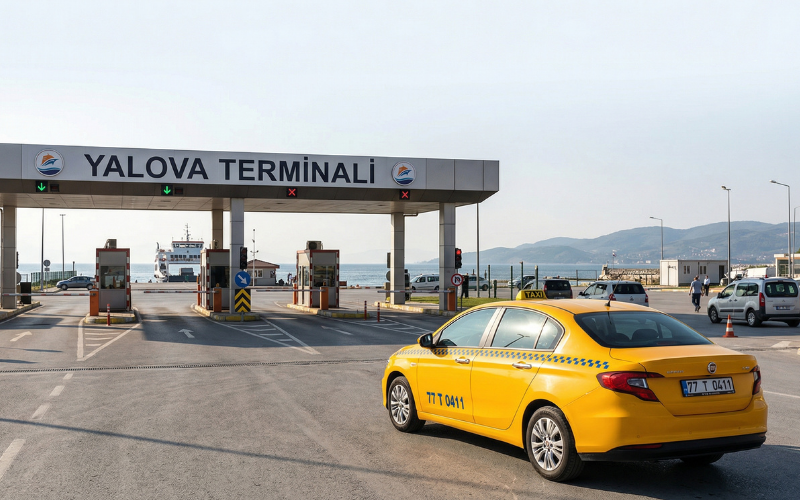 Altınova Taksi – 77 T 0411 plakalı araç