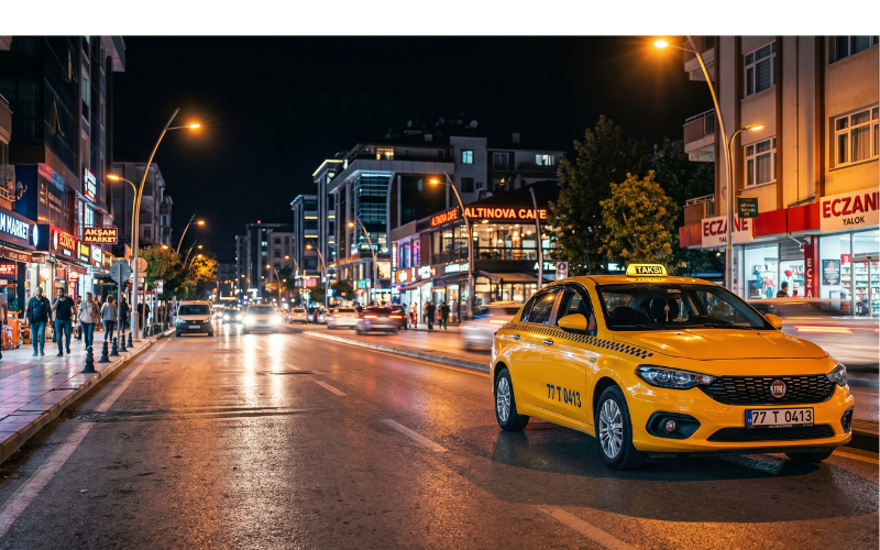 Altınova Taksi – 77 T 0413 plakalı araç